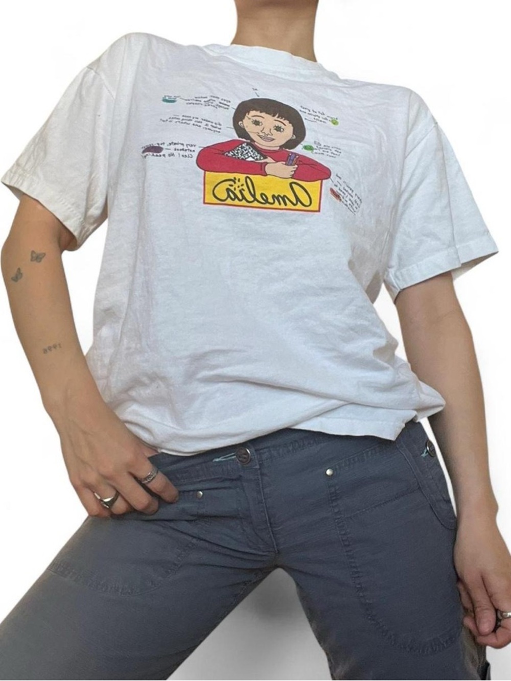 Vintage American Girl Amelia Graphic Short Sleeve Tee Shirt